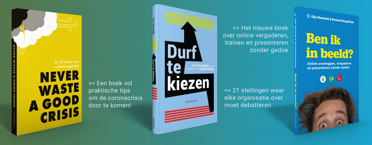 De boeken van Gijs Weenink